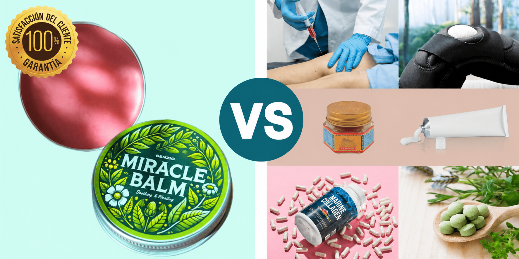 Senzio Miracle Balm frente a alternativas