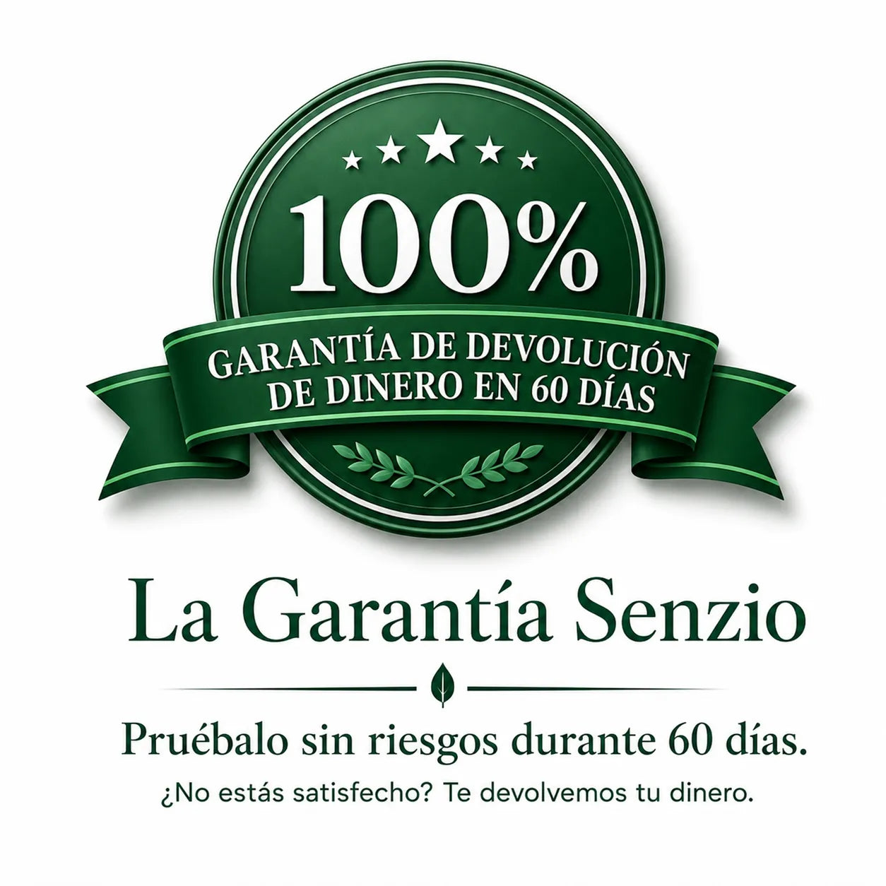 Garantía Senzio de 60 días