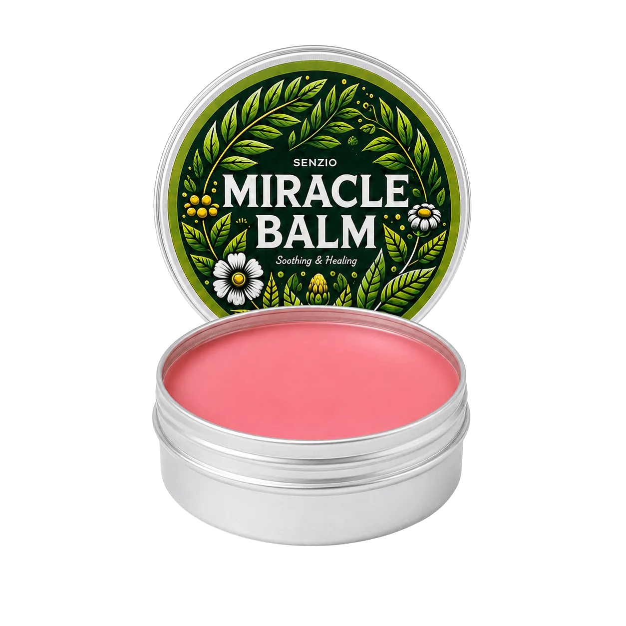 Lata abierta de Senzio Miracle Balm